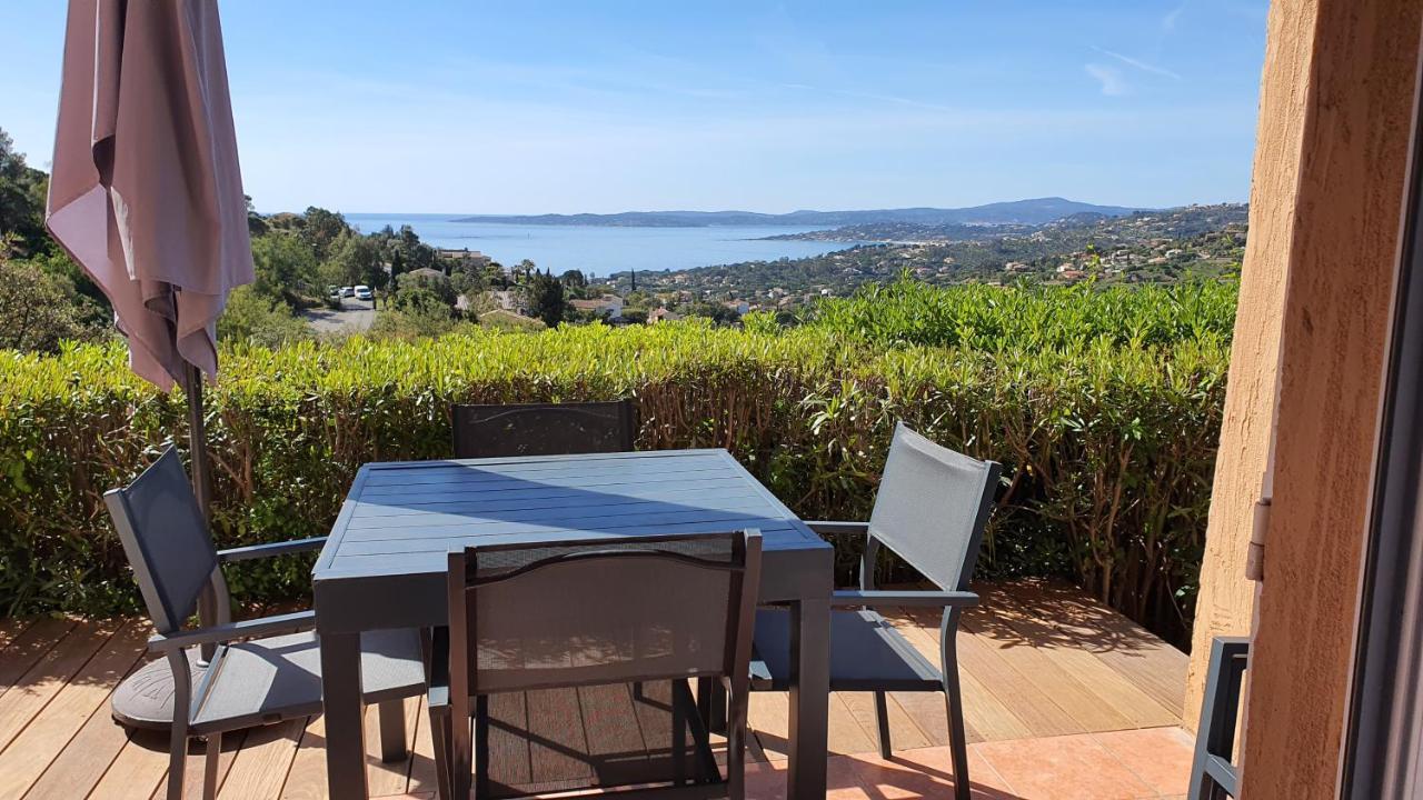 Les Issambres Appart 6 Pers Grande Terrasse Superbe Vue Mer Et Golfe De Saint Tropez, Piscine Exterior foto